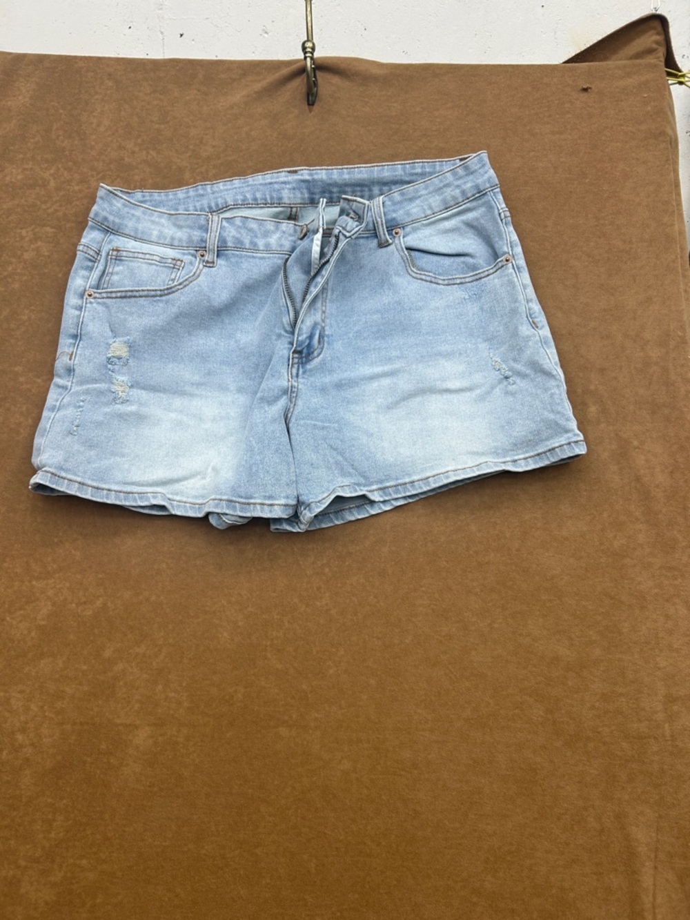 Light Blue Denim Women’s Shorts - Casual Summer Staple